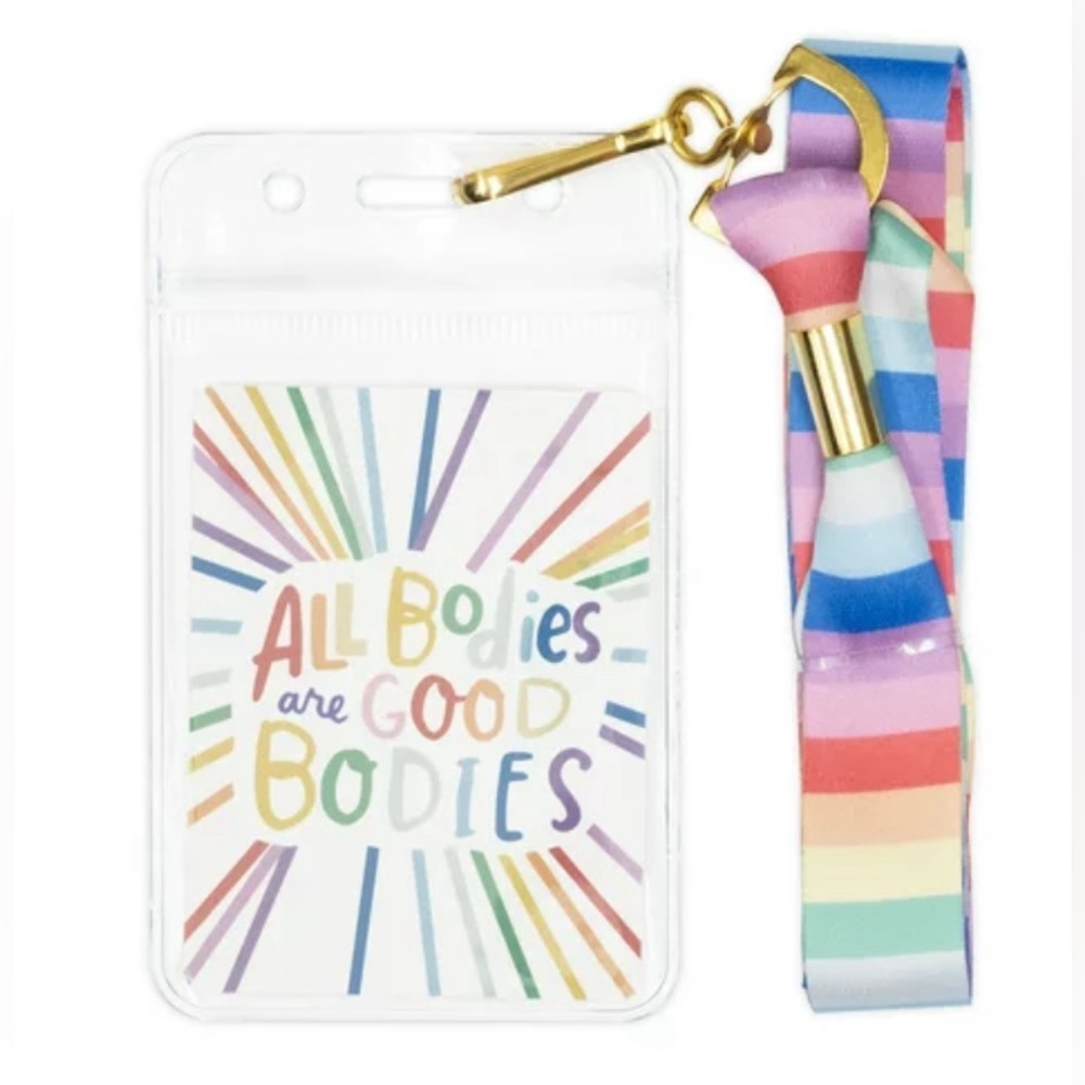 Anna Parade All Bodies Pride Lanyard. NWT.